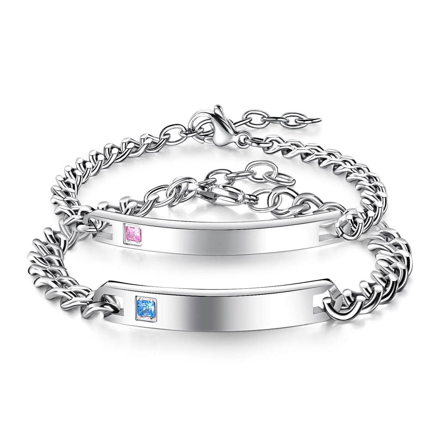 Custom ID Bracelet Set