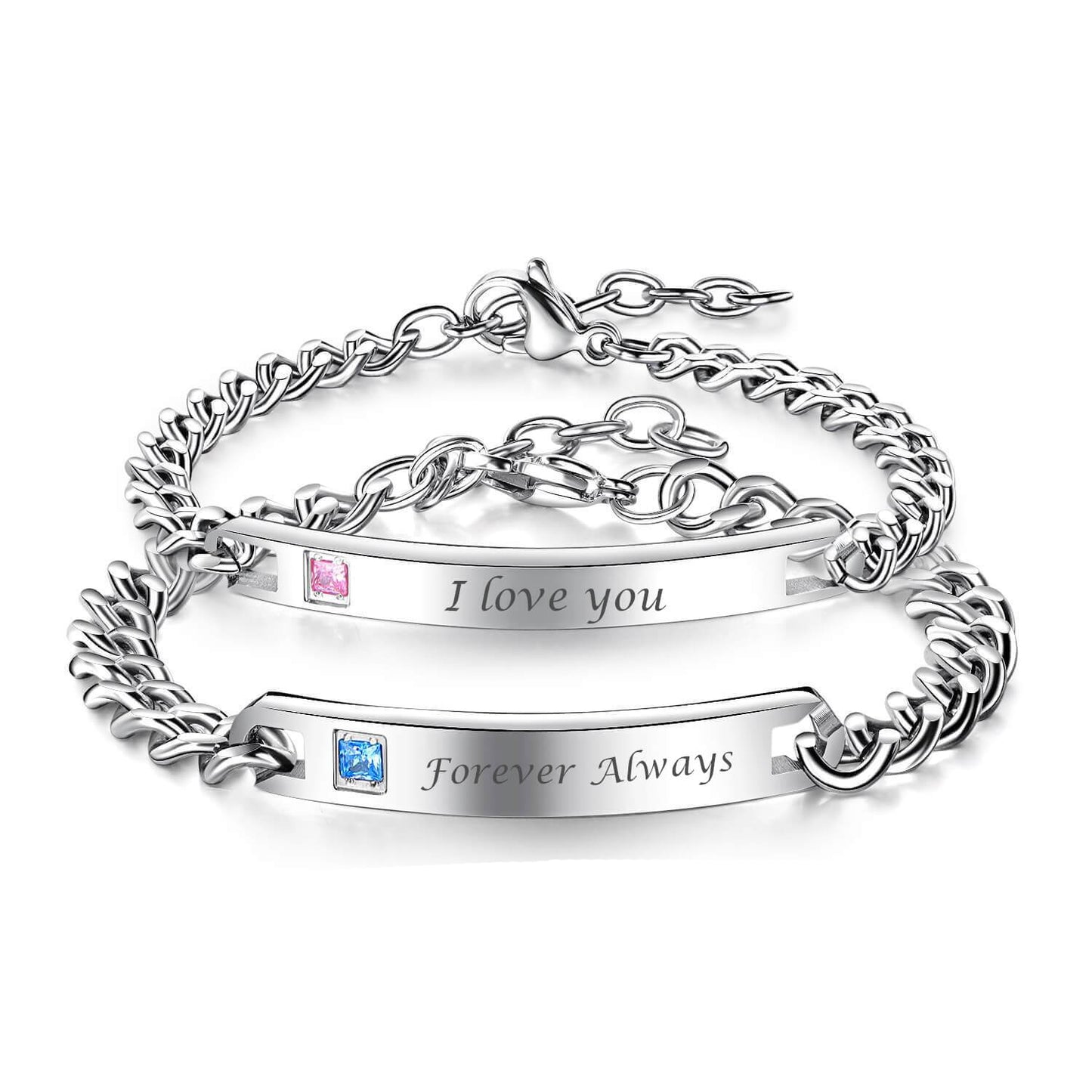 Custom ID Bracelet Set