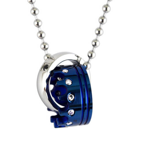 Interlocking Crown Couple Necklaces