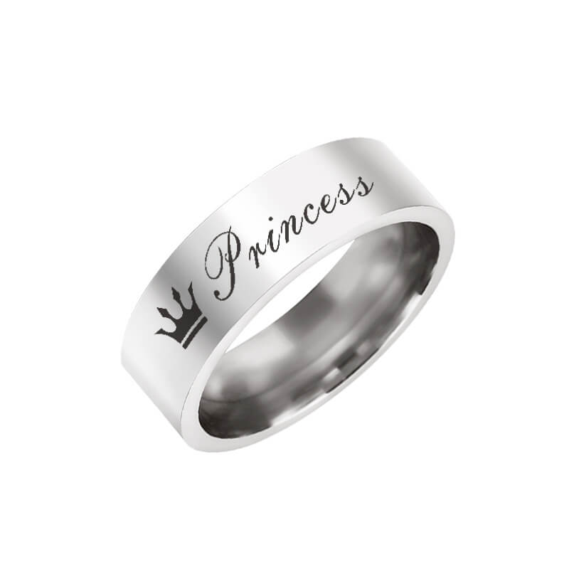 Princes Princess Promise Ring Set