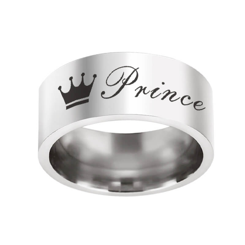 Princes Princess Promise Ring Set
