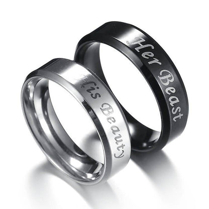 Her King His Queen Ring Couple Set