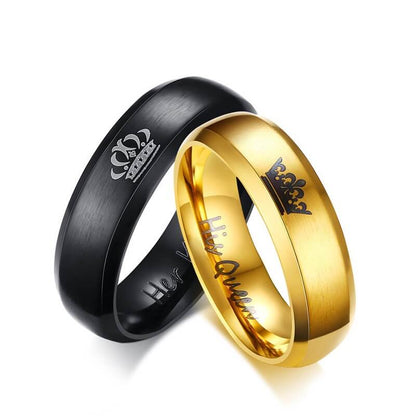 Her King His Queen Couple Ring
