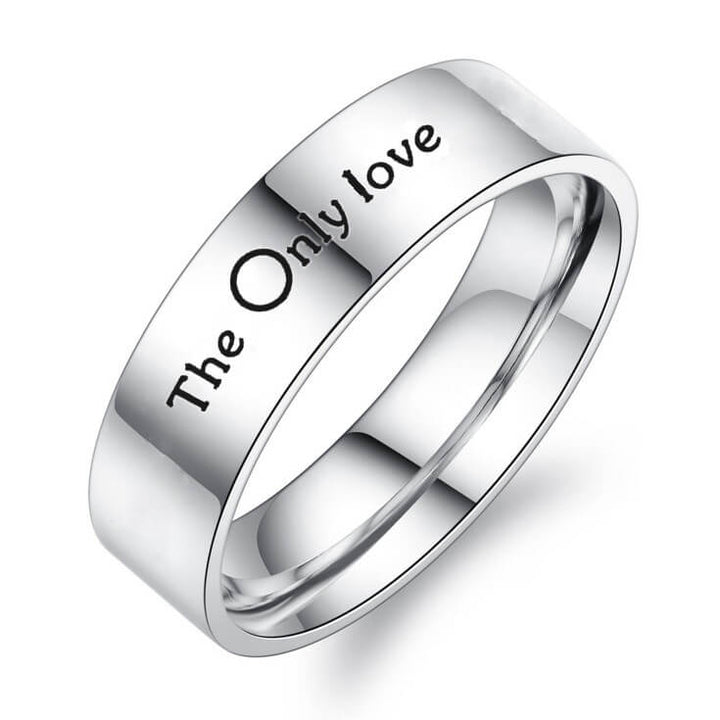THE ONLY LOVE Promise Rings for Couples