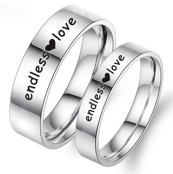 ENDLESS LOVE Couple Promise Rings