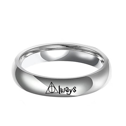 ALWAYS Promise Rings for Couples Titanium