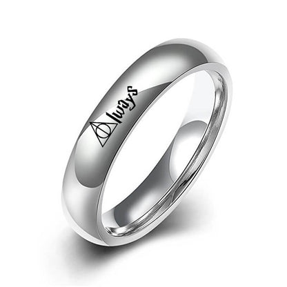 ALWAYS Promise Rings for Couples Titanium