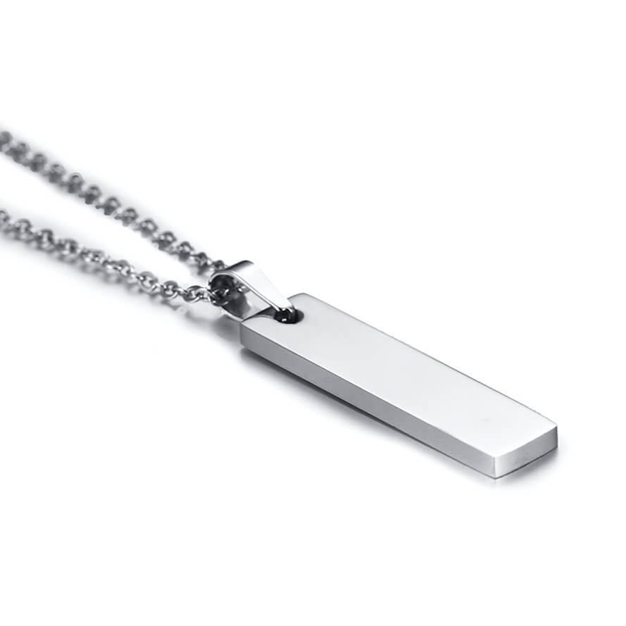 Gold/Silver Custom Bar Necklace