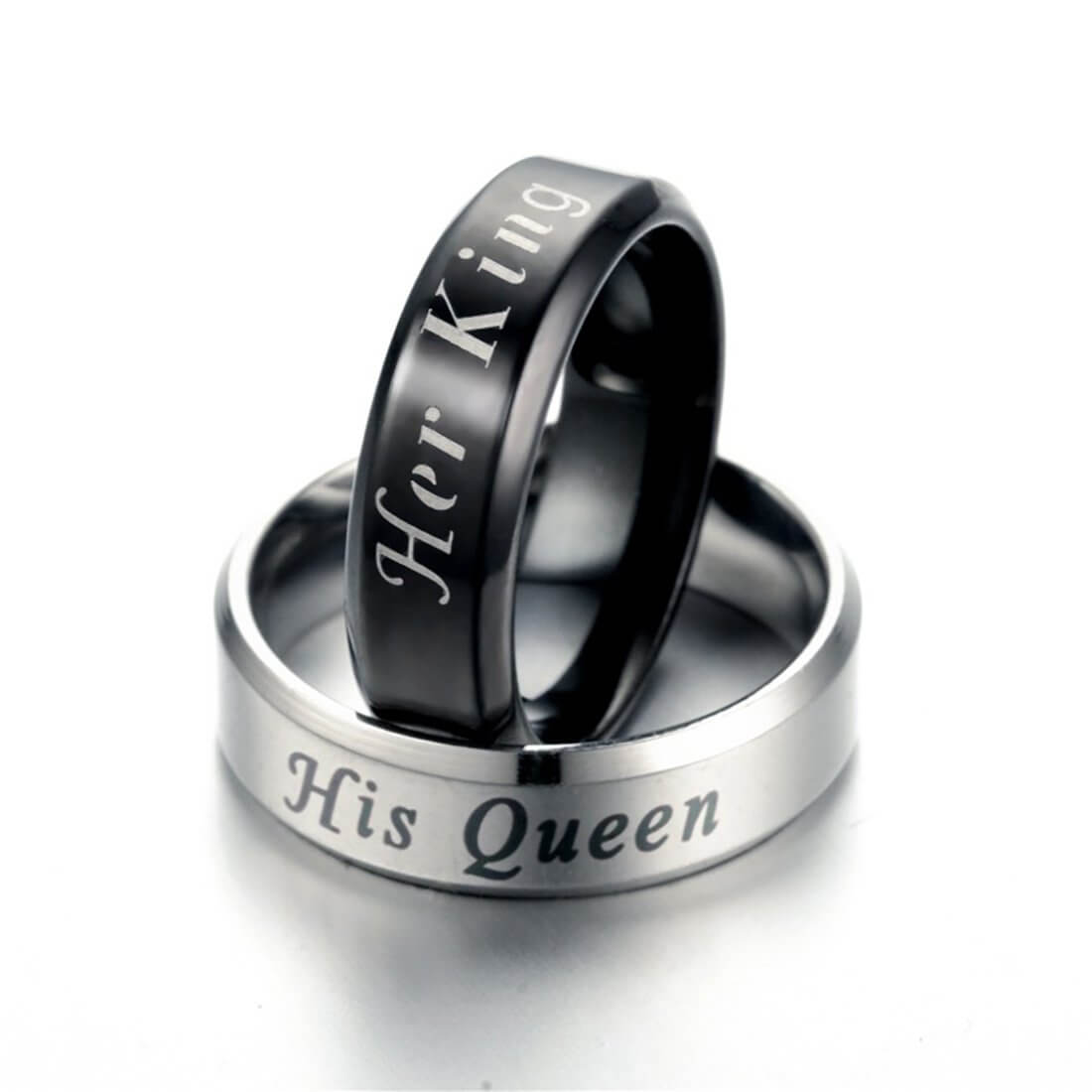 The 6MM His Queen Female Ring | King & Queen Rings