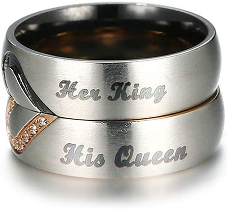 Name Engraved Promise Rings