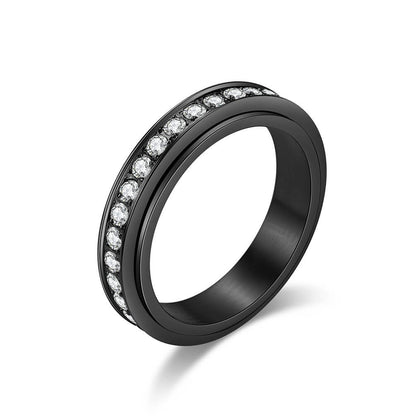 Gold Spinner Promise Rings