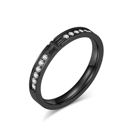Black Promise Rings